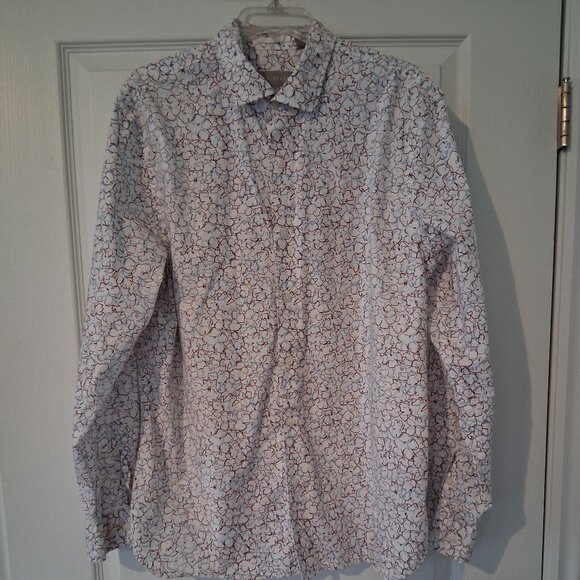 Ted Baker Shirt XL Men Floral Graphic All Over Print - Picture 1 of 6